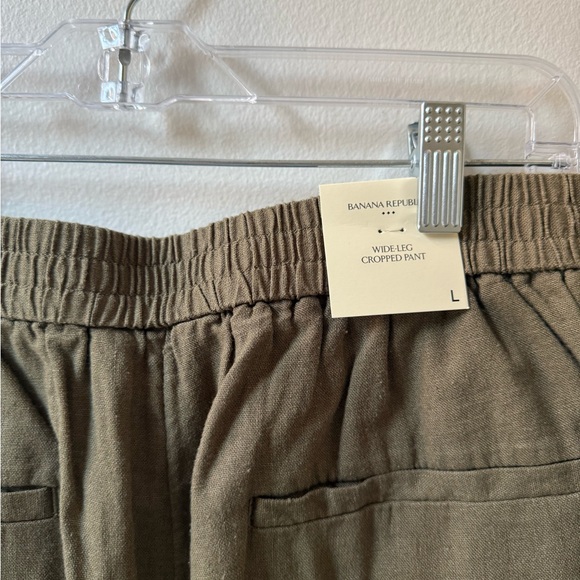 Banana Republic Olive Wide-Leg Pants NWT - Picture 4 of 5